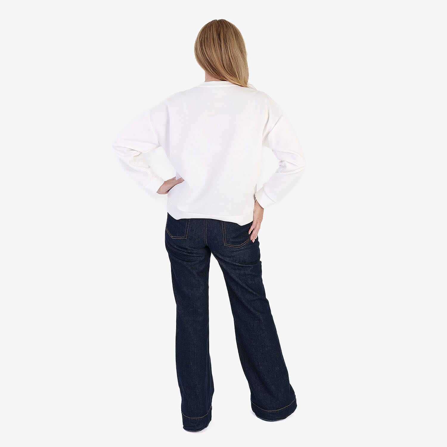 Sugar-Crisp-Italian-Made-Round-Neck-Contrast-Lace-Sleeve-Casual-Sweats