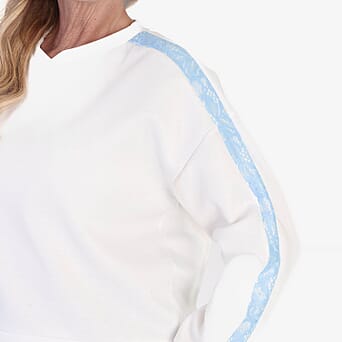 https://tjcuk.sirv.com/Products/85/0/8507719/Sugar-Crisp-Italian-Made-Round-Neck-Contrast-Lace-Sleeve-Casual-Sweats_8507719_2.jpg?w=342&h=342