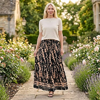 https://tjcuk.sirv.com/Products/85/0/8507928/La-Marey-Print-Buttoned-Skirt-Size-L-XL-16-22-Black-Light-Brown_8507928_1.jpg?w=342&h=342