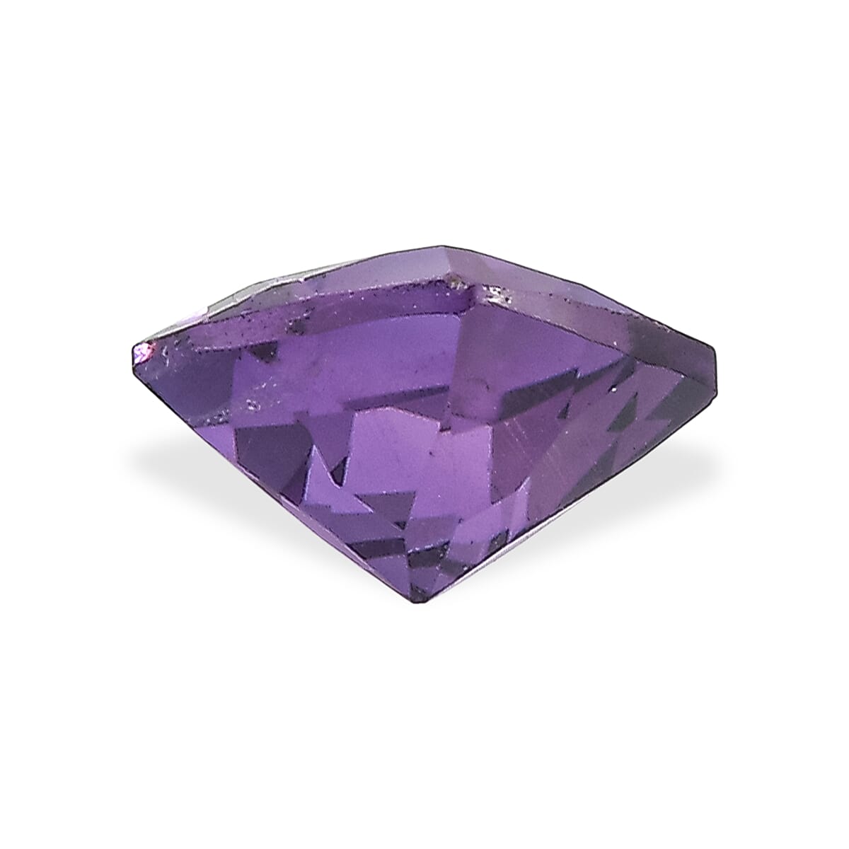 African Amethyst Cushion Cut 6X6 mm Gemstone, 1.01 Ct