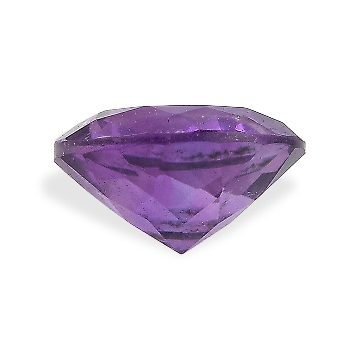 African Amethyst Round 6 mm Gemstone, 0.68 Ct
