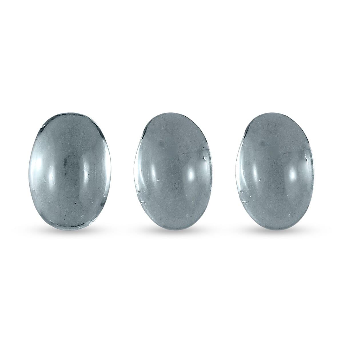 Set Of 3 Skyblue Topaz Oval Cut 6X4 mm Gemstone, 1.6 Ct