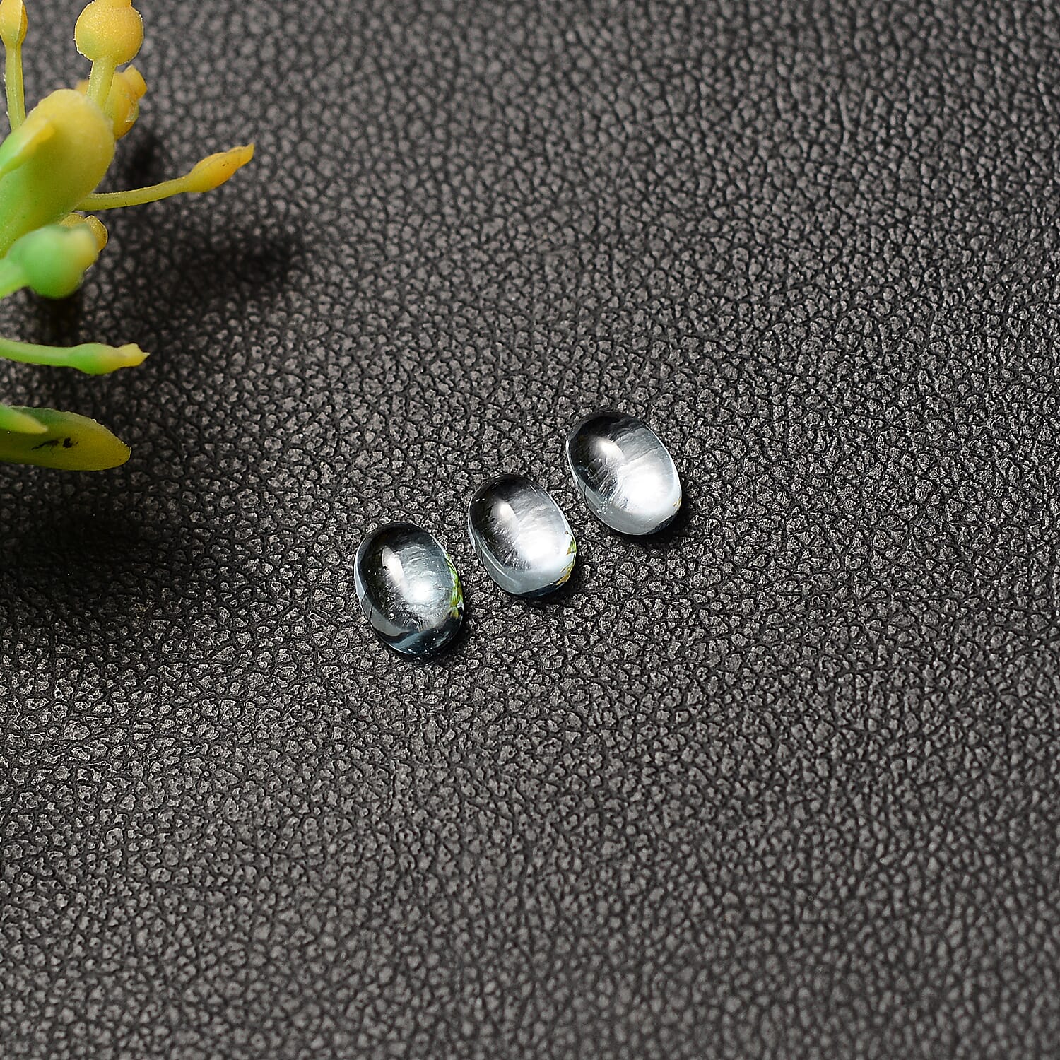 Set Of 3 Skyblue Topaz Oval Cut 6X4 mm Gemstone, 1.6 Ct