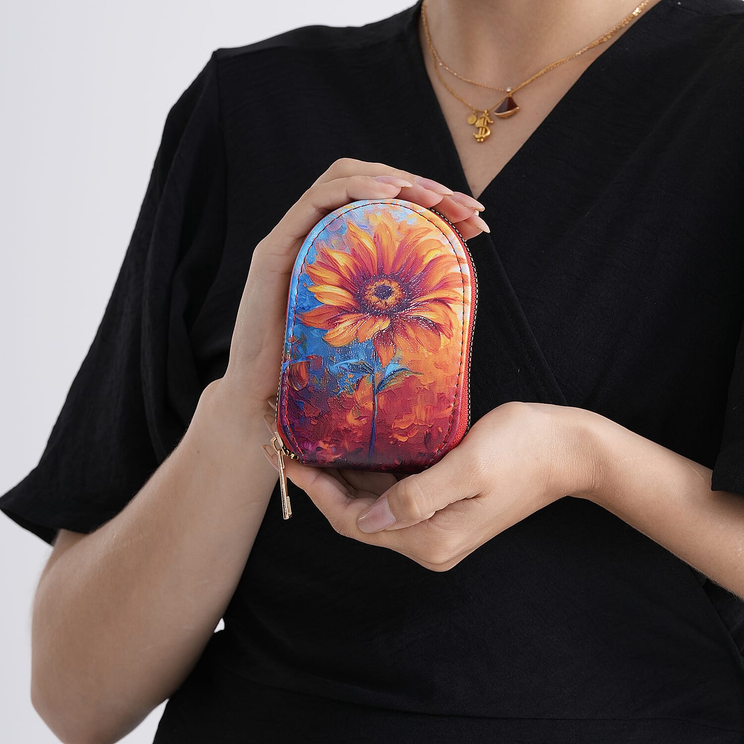 PU RFID protected Printed Wallet