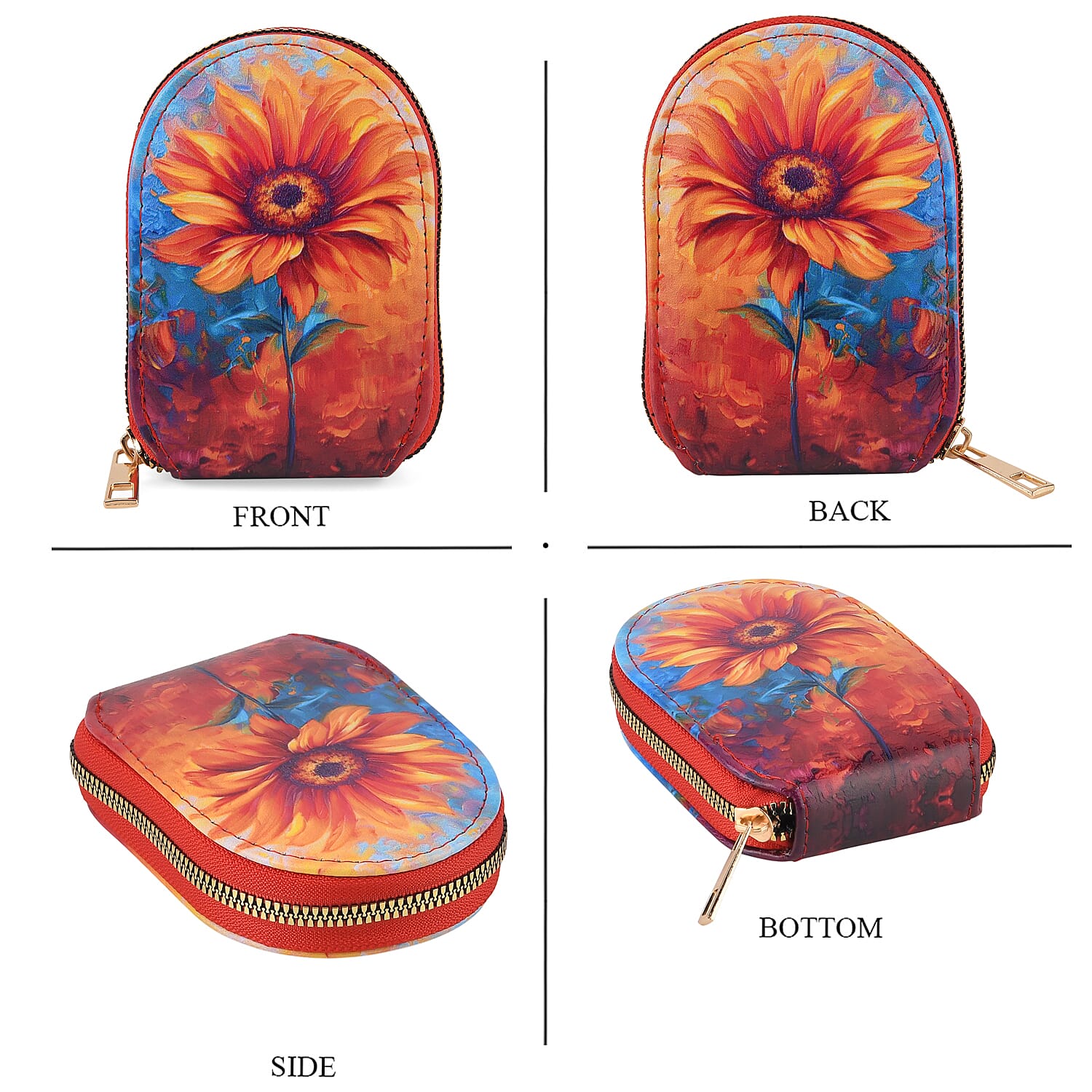 PU RFID protected Printed Wallet
