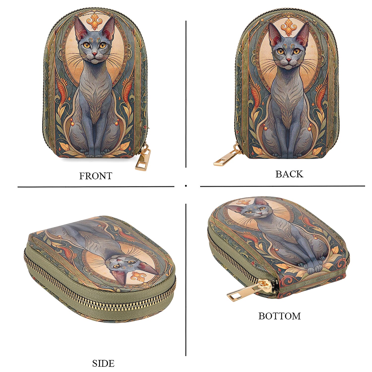 PU RFID protected Printed Wallet