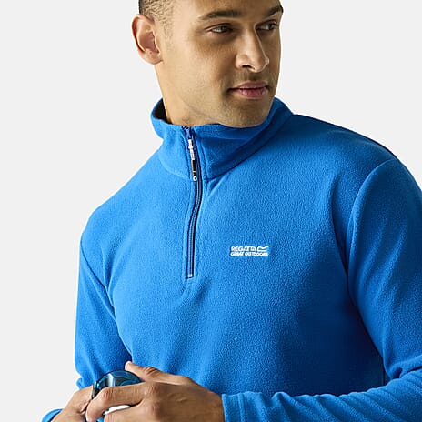 Regatta Mens Lightweight Half-Zip Fleece (Size 4XL) - Blue