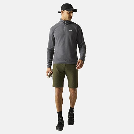 Regatta Mens Lightweight Half-Zip Fleece (Size L) - Iron