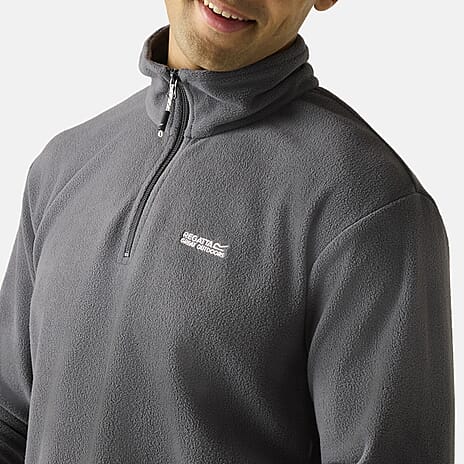 Regatta Mens Lightweight Half-Zip Fleece (Size L) - Iron