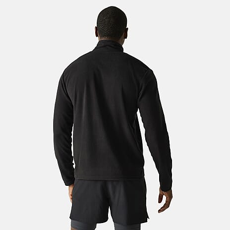 Regatta Mens Lightweight Half-Zip Fleece (Size 4XL) - Black
