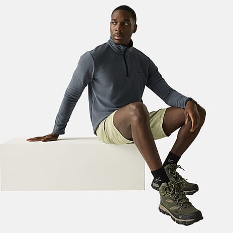 Regatta Mens Lightweight Half-Zip Fleece (Size M) - Grey