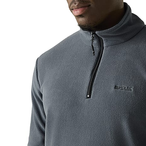 Regatta Mens Lightweight Half-Zip Fleece (Size XXXL) - Grey