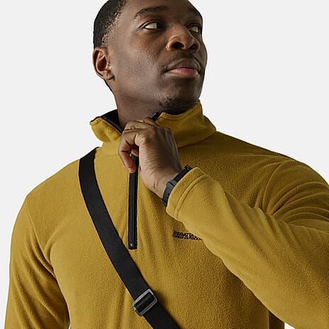 Regatta Mens Lightweight Half-Zip Fleece (Size L) - Brown