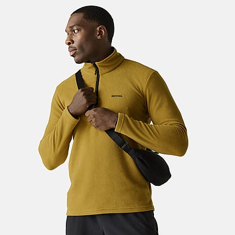 Regatta Mens Lightweight Half-Zip Fleece (Size XXXL) - Brown