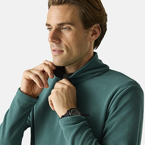 Regatta Mens Lightweight Half-Zip Fleece (Size XL) - Green