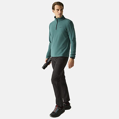 Regatta Mens Lightweight Half-Zip Fleece (Size XXL) - Green