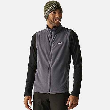 Regatta Mens Fleece Gilet With Pockets (Size L) - Grey