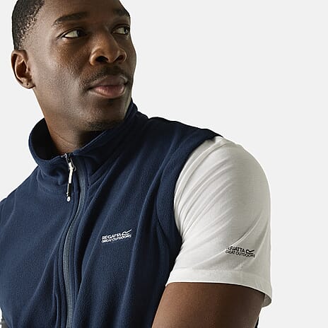 Regatta Mens Fleece Gilet With Pockets (Size M) - Blue