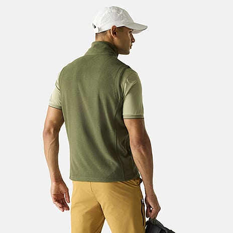 Regatta Mens Fleece Gilet With Pockets (Size XXL) - Green