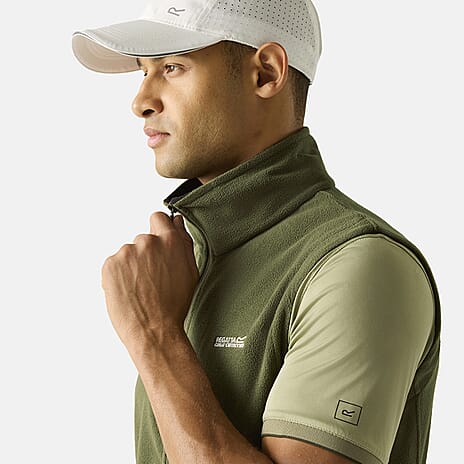 Regatta Mens Fleece Gilet With Pockets (Size XXXL) - Green