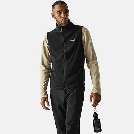Regatta Mens Fleece Gilet With Pockets (Size XL) - Black