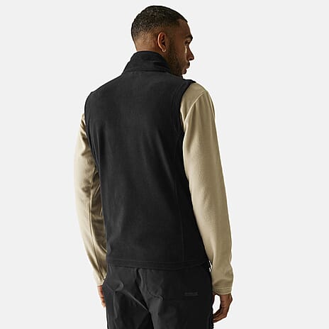 Regatta Mens Fleece Gilet With Pockets (Size XXXL) - Black