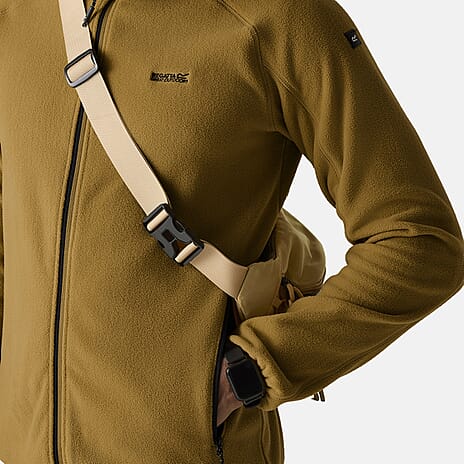 Regatta Mens Full-Zip Microfleece With Zipped Pockets (Size XXL) - Brown