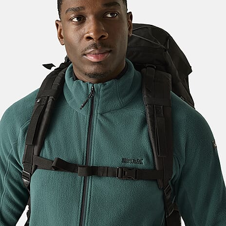 Regatta Mens Full-Zip Microfleece With Zipped Pockets (Size 4XL) - Green