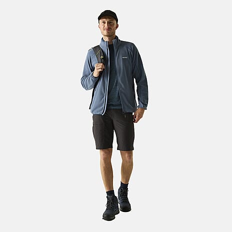 Regatta Mens Full-Zip Microfleece With Zipped Pockets (Size XL) - Blue