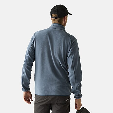 Regatta Mens Full-Zip Microfleece With Zipped Pockets (Size XL) - Blue