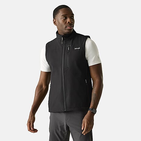 Regatta Mens Waterproof Softshell Gilet with Zipped Pockets - Drawcord Hem (Size M) - Black