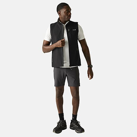 Regatta Mens Waterproof Softshell Gilet with Zipped Pockets - Drawcord Hem (Size XXL) - Black