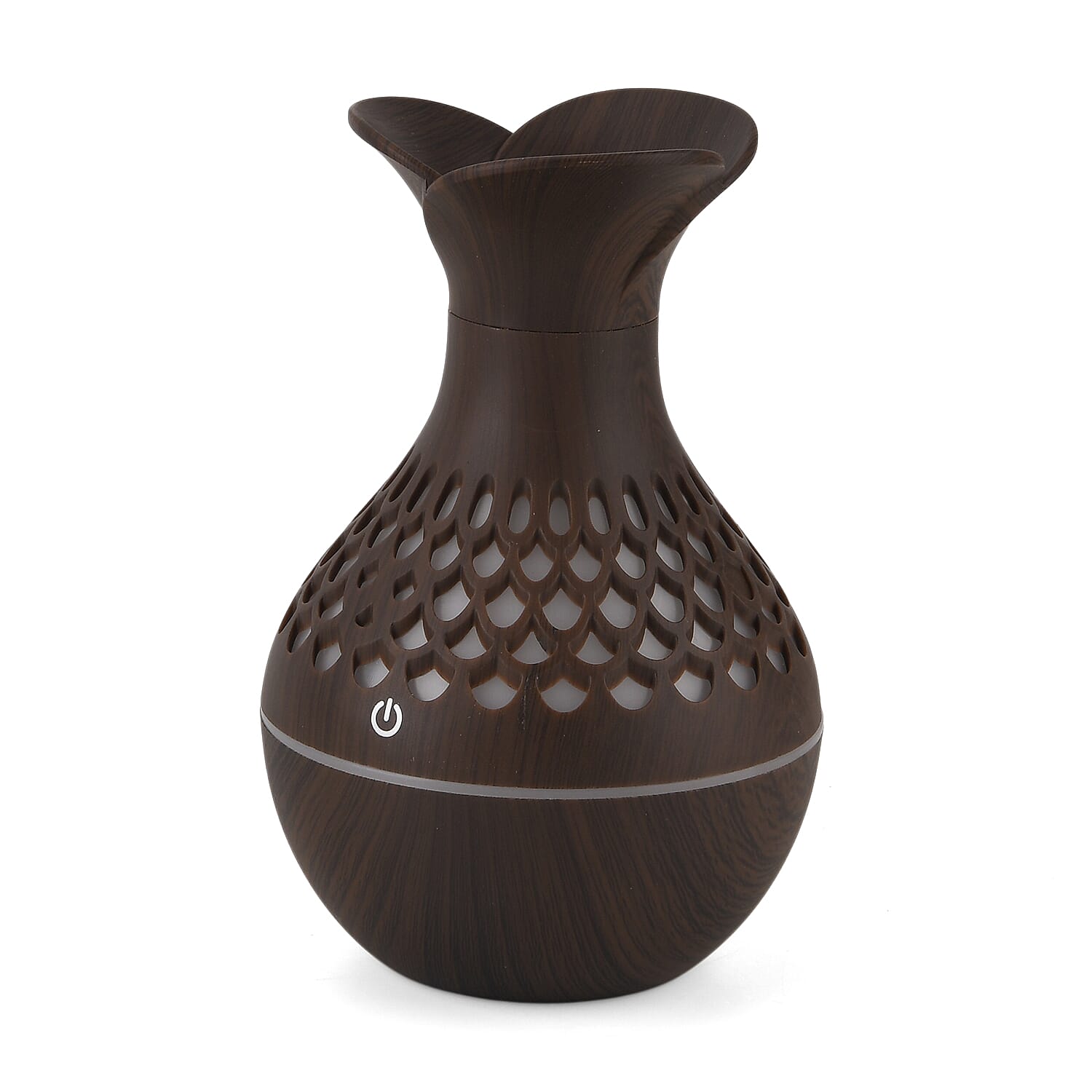 Ultrasonic Mist Humidifier With 7 Fragrance Oils - Dark Brown