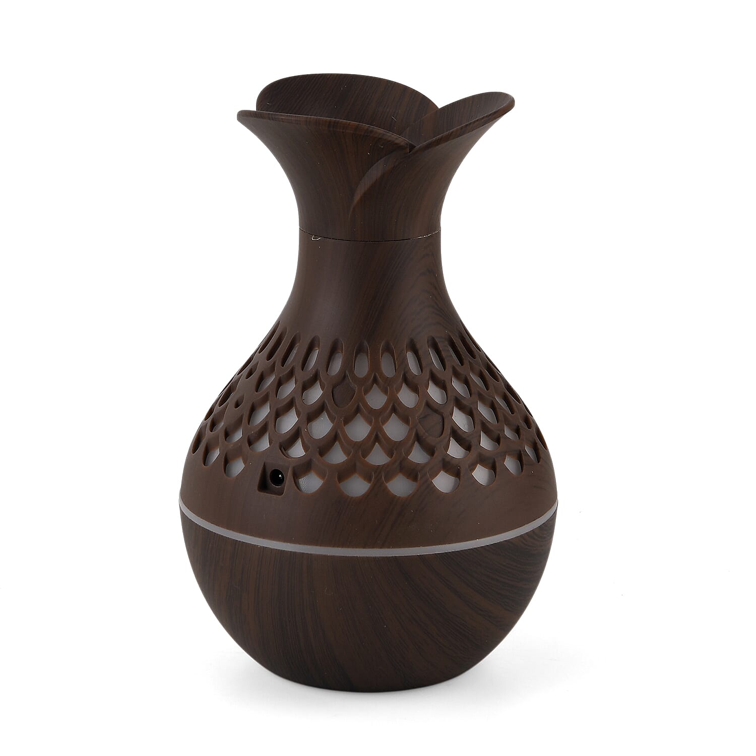 Ultrasonic Mist Humidifier With 7 Fragrance Oils - Dark Brown