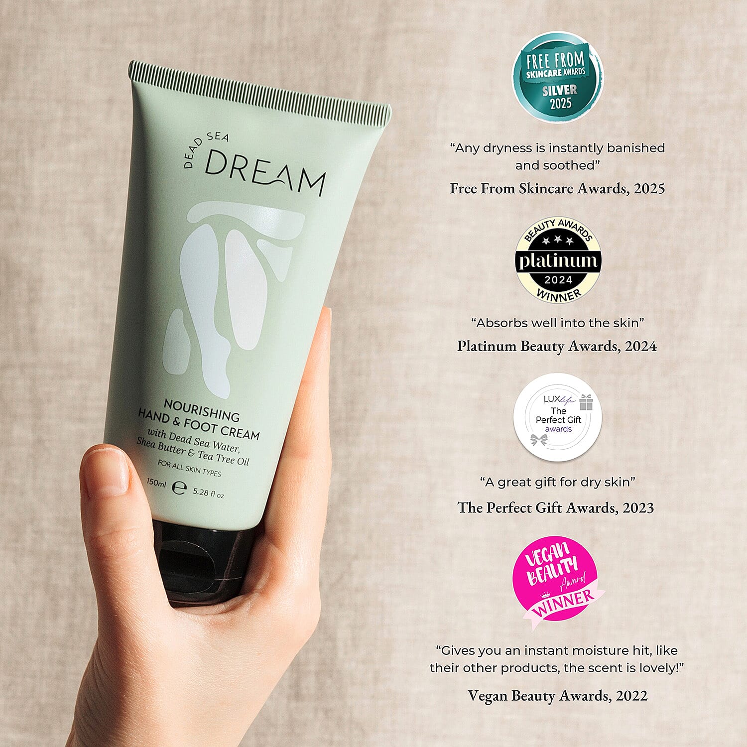 Dead Sea Dream Hand & Foot Cream Duo Bundle