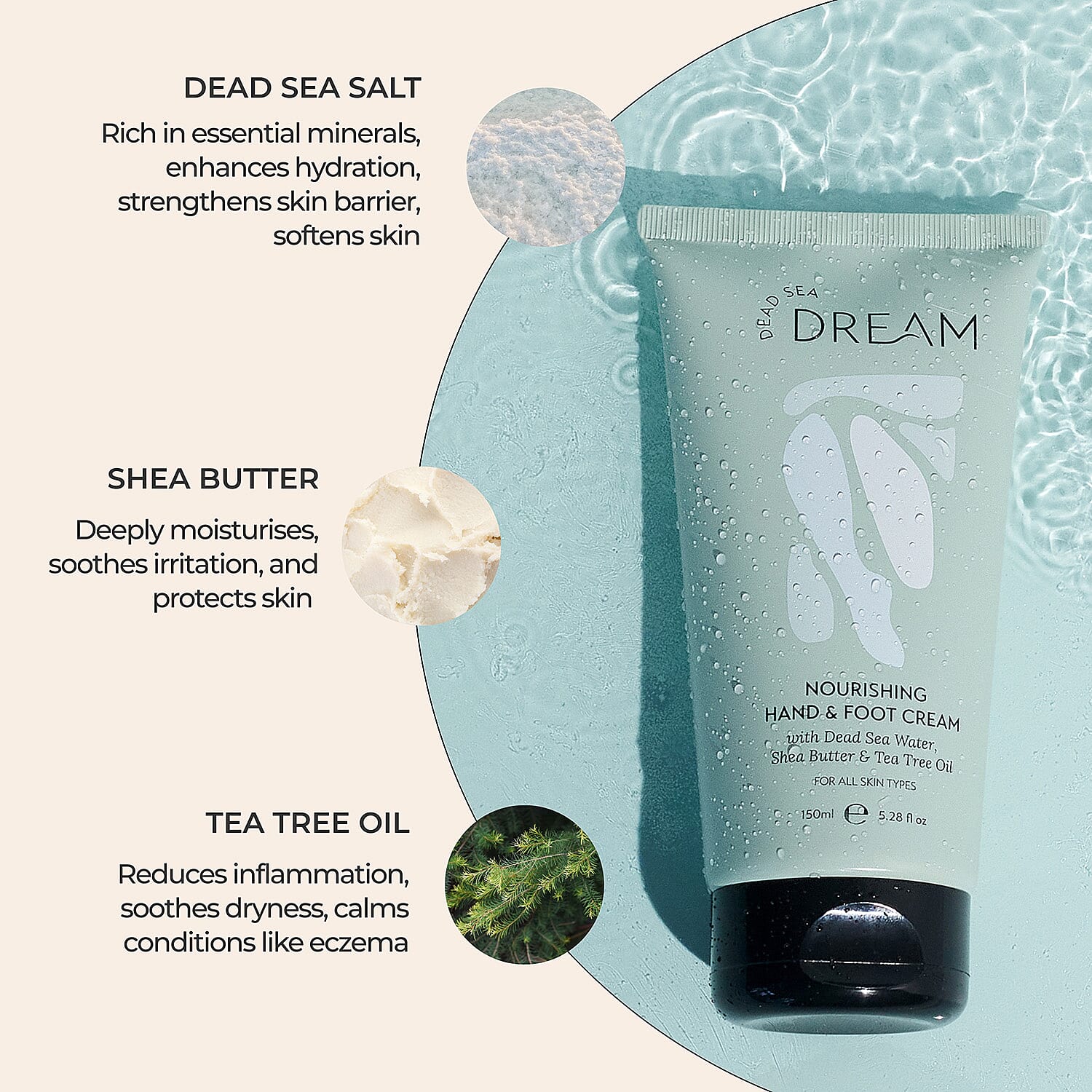 Dead Sea Dream Hand & Foot Cream Duo Bundle