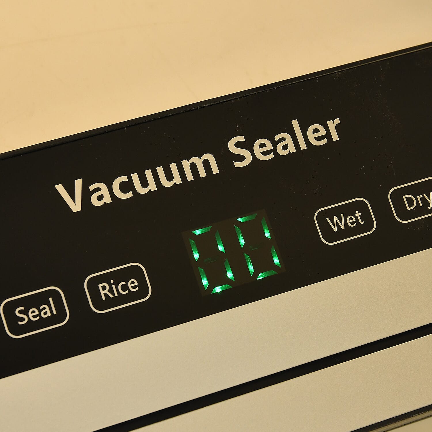 UV Sterilising Vacuum Sealer with 10 Bags (35.5x11x5.5cm) - Silver