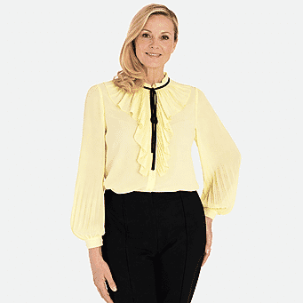 https://tjcuk.sirv.com/Products/85/0/8509838/Marina-Kaneva-Ruffled-Front-Tie-Neckline-Blouse-Size-14-Lemon_8509838.jpg?w=342&h=342
