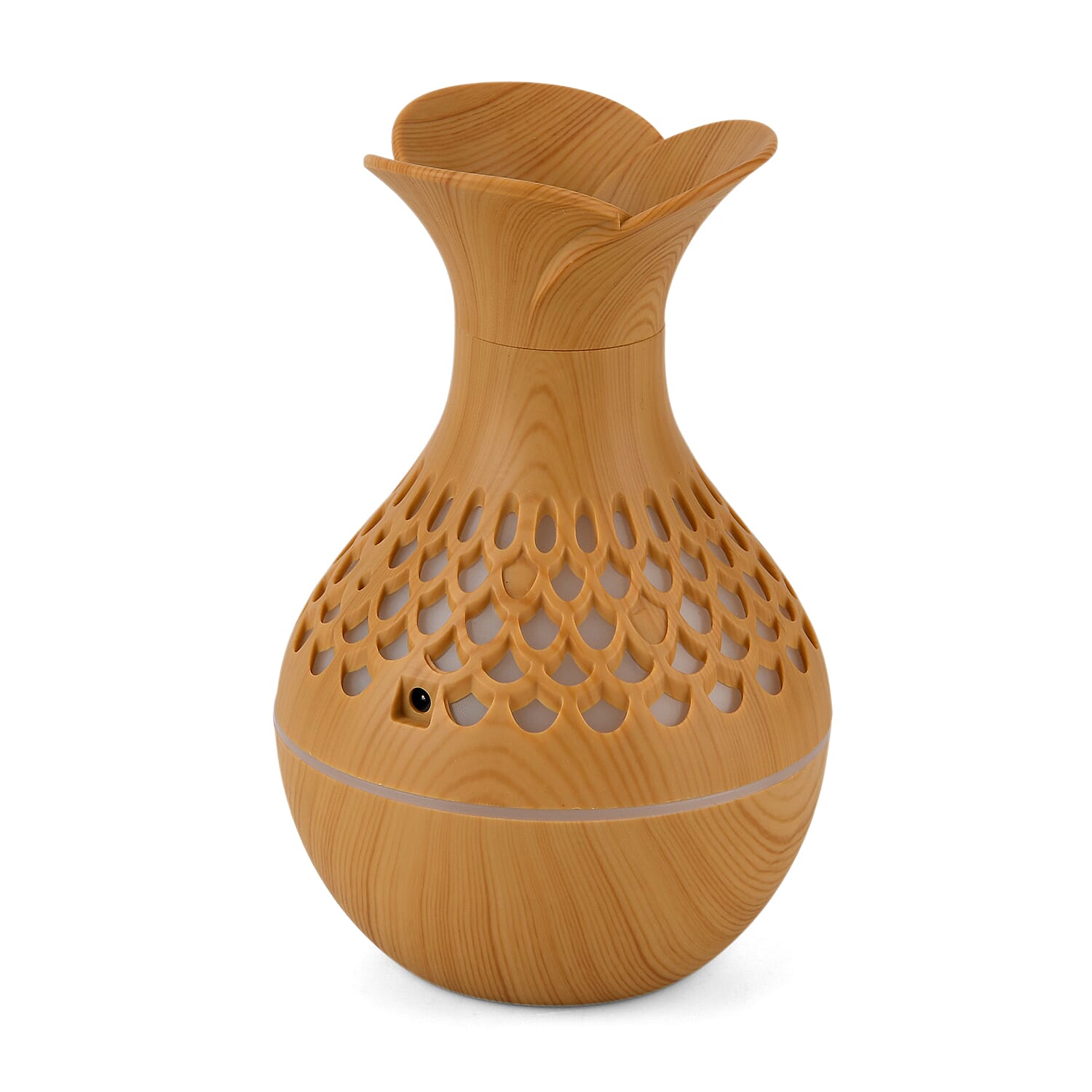 Ultrasonic Mist Humidifier With 7 Fragrance Oils - Light Brown