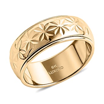 https://tjcuk.sirv.com/Products/85/1/8510534/LUXORO-9K-Yellow-Gold-Floral-Spinner-Ring_8510534.jpg?w=342&h=342