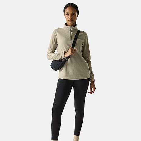 Regatta Womens Lightweight Half-Zip Fleece (Size 20) - Brown