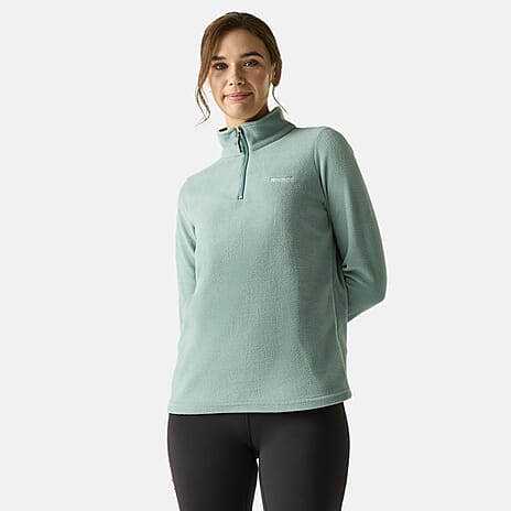 Regatta Womens Lightweight Half-Zip Fleece (Size 20) - Moss Green