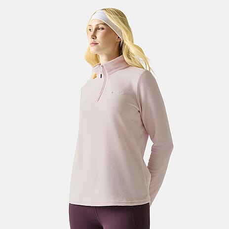 Regatta Womens Lightweight Half-Zip Fleece (Size 24) - Haze Pink