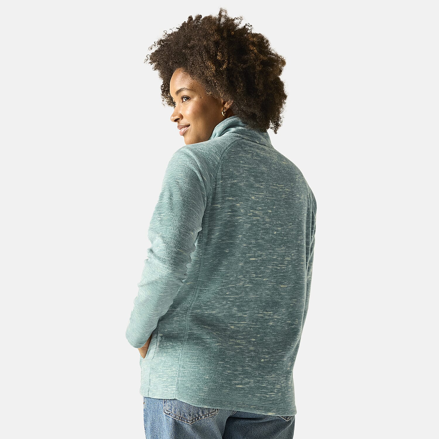 Regatta Womens Marl Knit Full-Zip Fleece