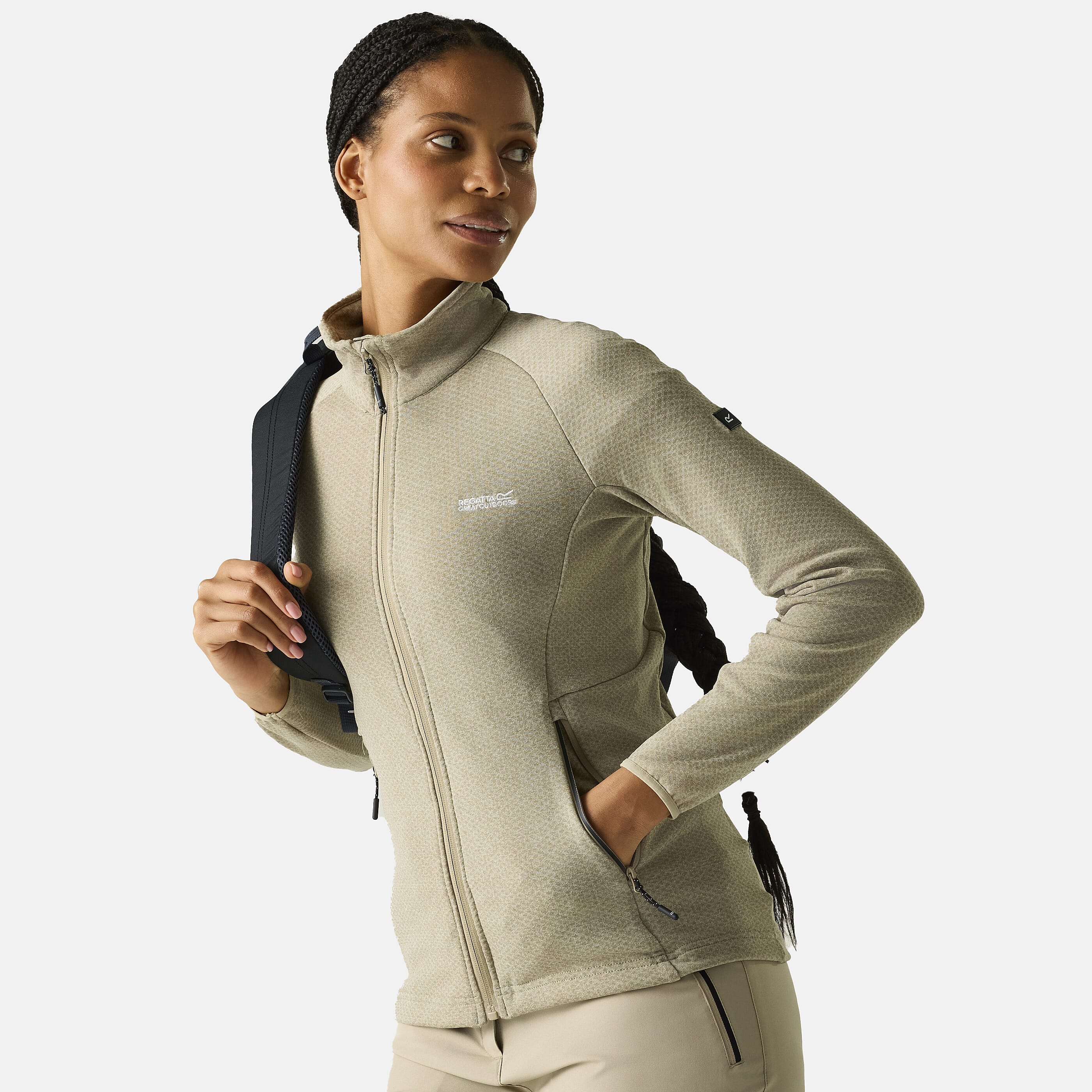 Regatta Womens Softshell Jacket with Zipped Lower Pockets