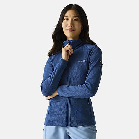 Regatta Womens Softshell Jacket with Zipped Lower Pockets (Size 14) - Aviator Blue