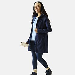 Regatta Womens Softshell Waterproof Longline Jacket with Detachable Hood