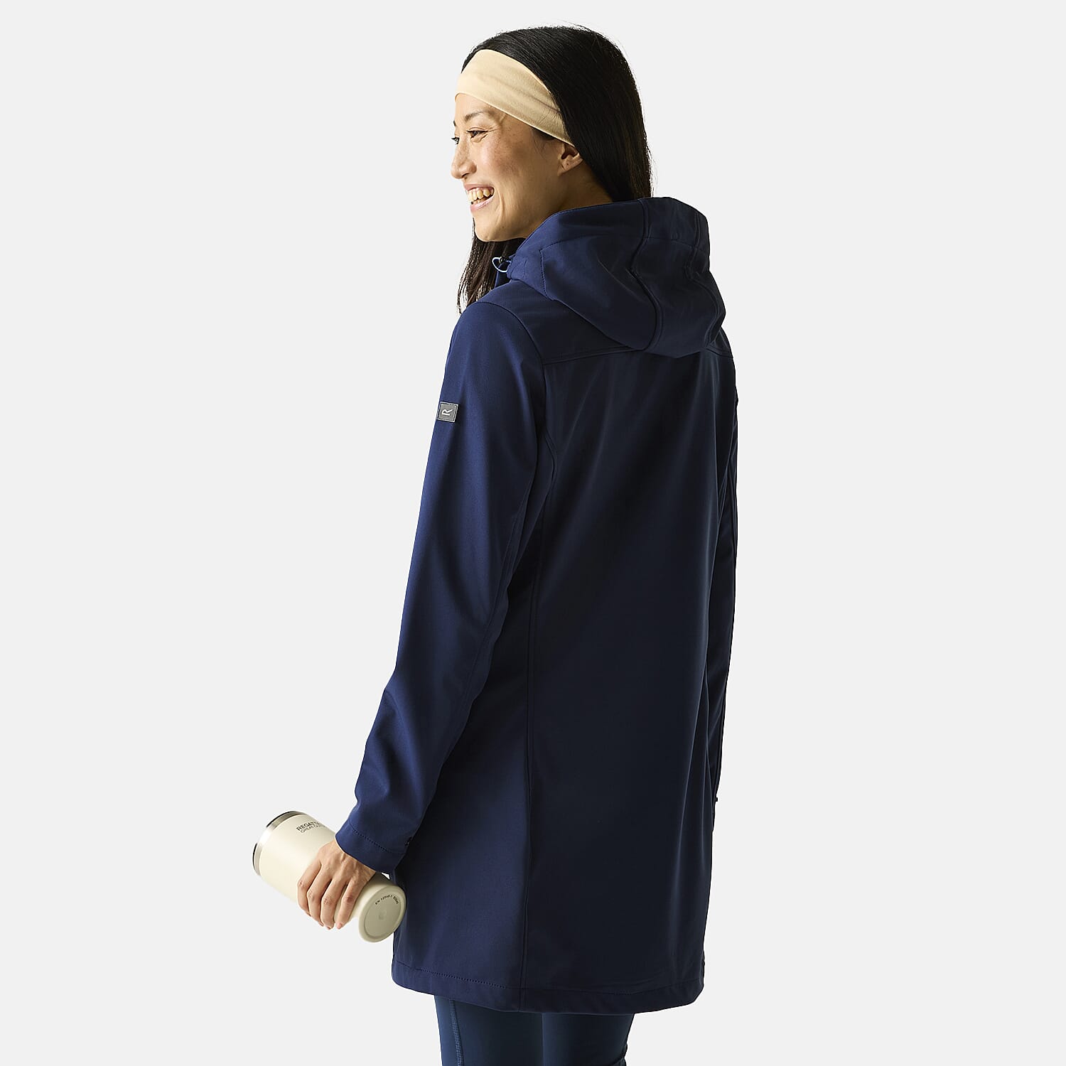 Regatta Womens Softshell Waterproof Longline Jacket with Detachable Hood