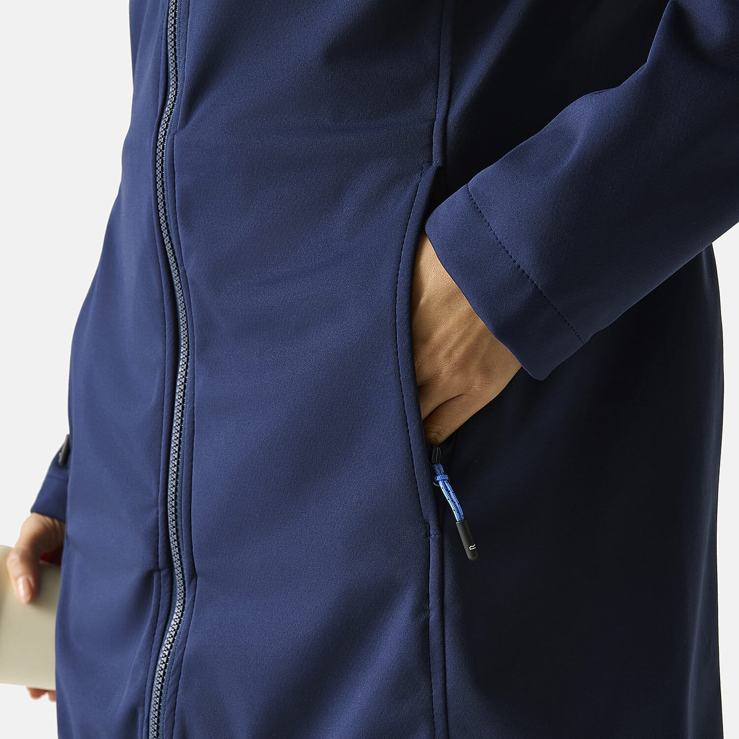 Regatta Womens Softshell Waterproof Longline Jacket with Detachable Hood