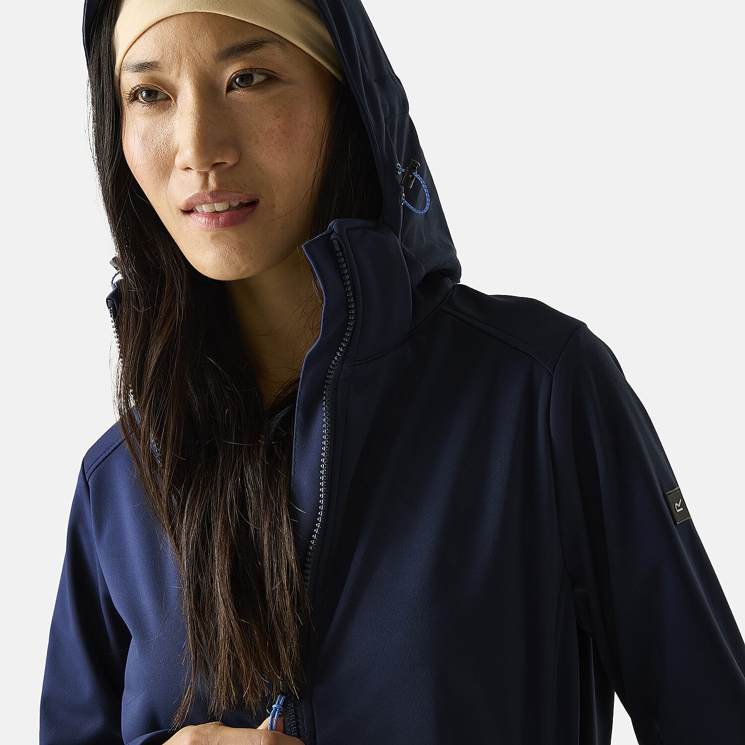 Regatta Womens Softshell Waterproof Longline Jacket with Detachable Hood